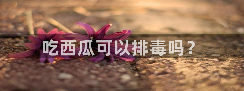 吃瓜小说：吃西瓜可以排毒吗？