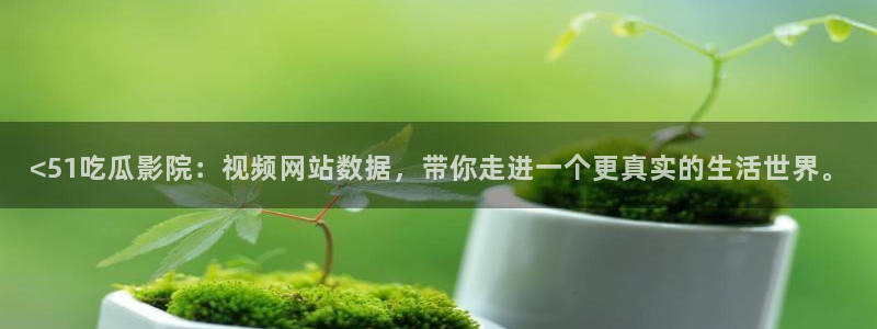 51吃瓜 张津瑜 网：<51吃瓜影院：视频网站数据，带你走进一个更真实的生活世界。